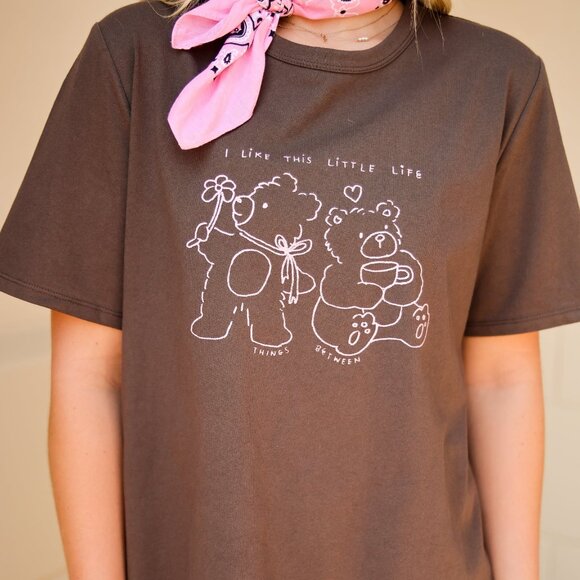 "I Like This Little Life" Things Between Graphic Tee Size S - Picture 3 of 4